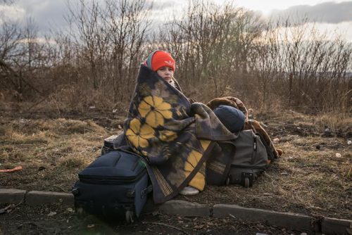 Más de medio millón de niños han huido de Ucrania, por el conflicto armado con Rusia, a los países vecinos.