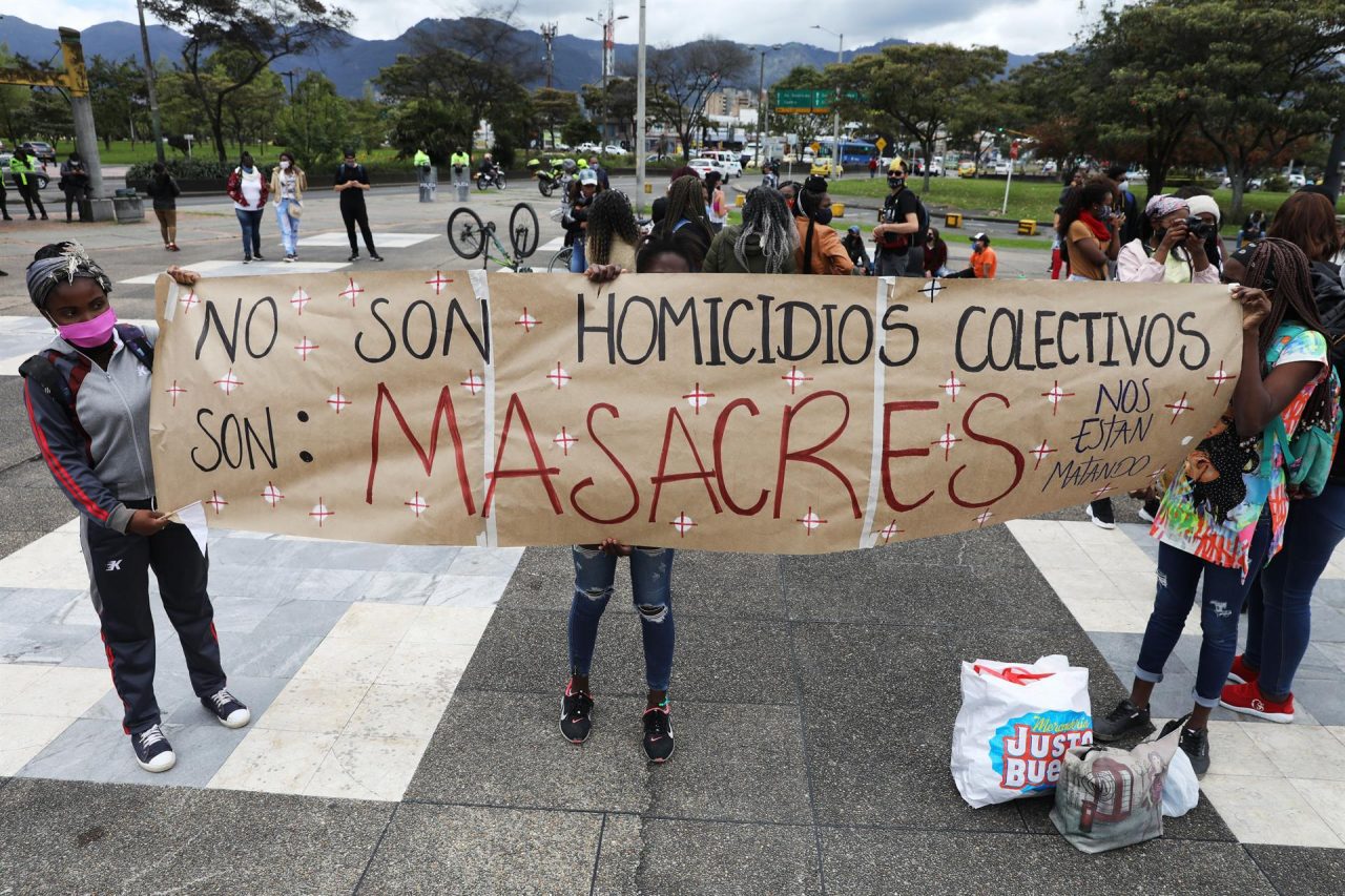 Masacres en Colombia subieron en 2021