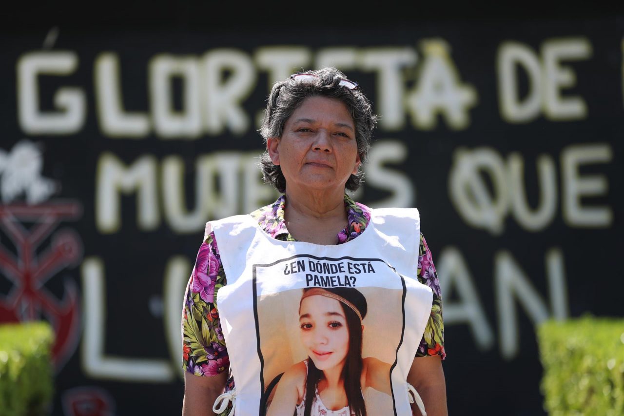 María del Carmen Volante, madre de Pamela Gallardo (23 años), desaparecida desde 2017.