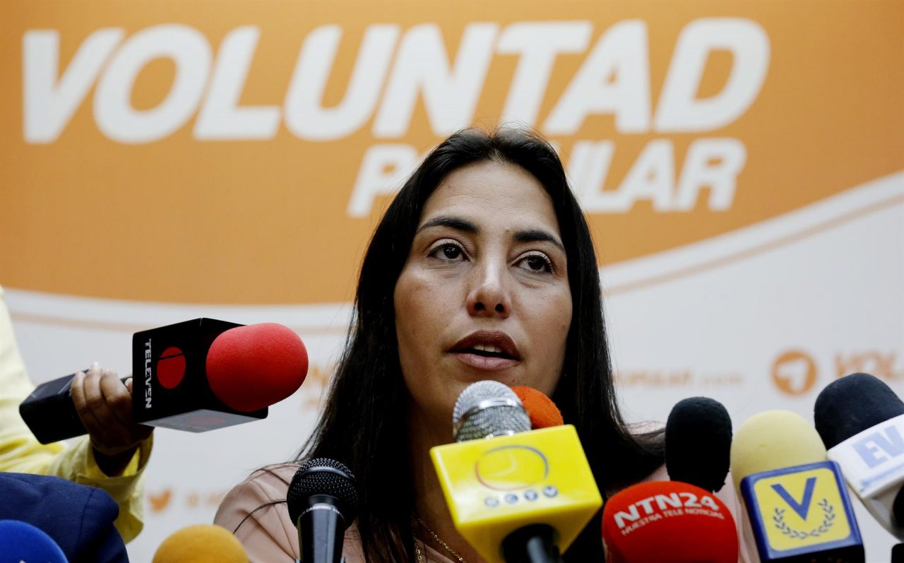 DENUNCIA. Adriana Pichardo dio a conocer que cerca de 15 mujeres son presas políticas del chavismo.
