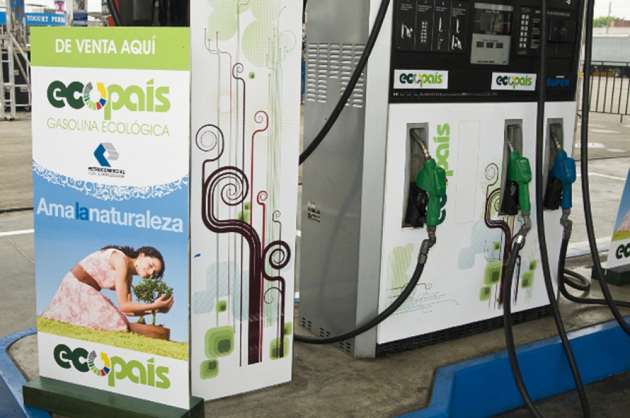 El combustible Eco país se distribuye en el 50% de las estaciones de servicio del país.