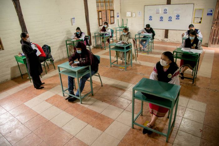 Regreso. Desde el 7 de febrero de 2022 se retomaron las clases presenciales en todos los niveles educativos del Ecuador.