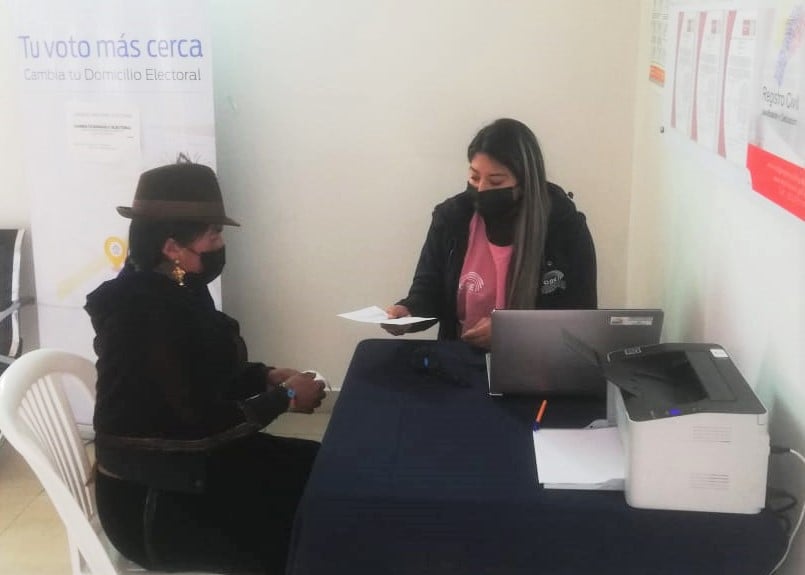 Cambio de domicilio electoral en cuatro cantones de Tungurahua