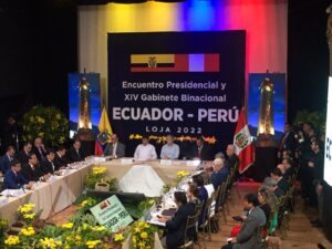 Guillermo Lasso y Pedro Castillo mantienen reunión bilateral en Loja