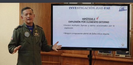 Geovanny Espinel, comandante general de la FAE pide traslado de radar a Base de Latacunga