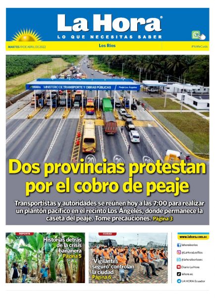 LOS RIOS 19 DE ABRIL| Diario La Hora