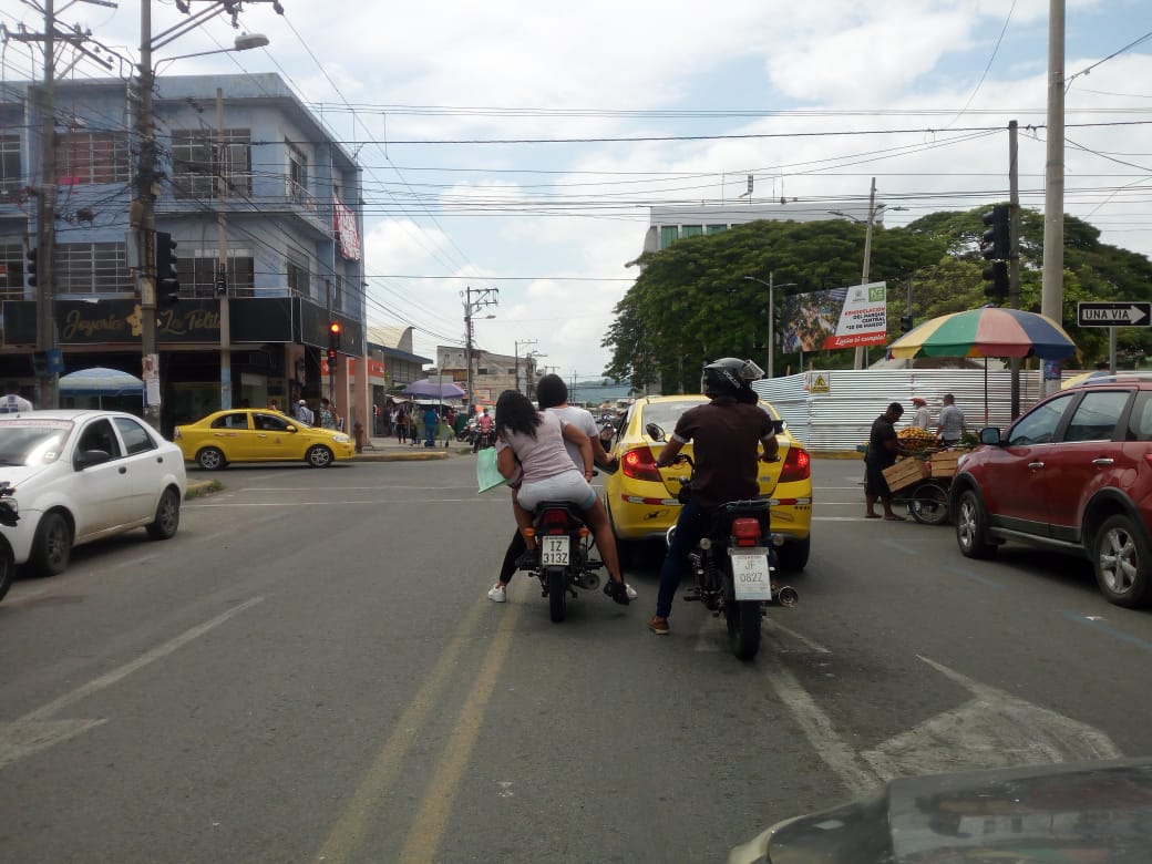 Control al uso de motos en el cantón Esmeraldas