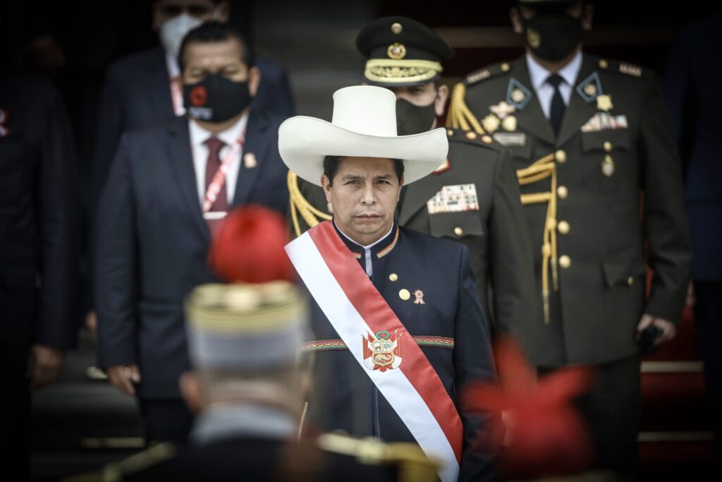 El presidente Castillo acude finalmente a declarar a la sede de la Fiscalía de Perú