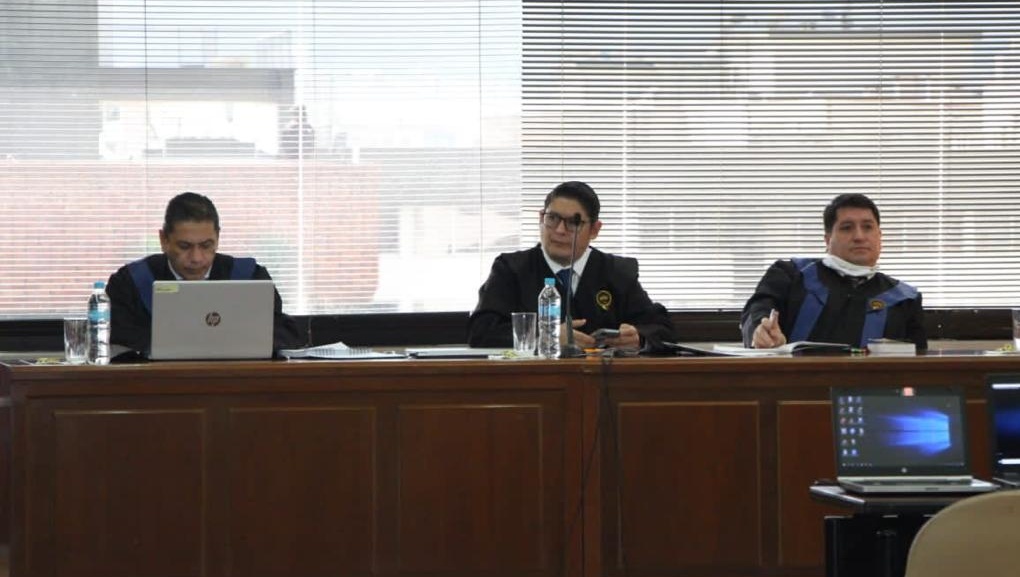 Jueces Walter Macías (ponente), Adrián Rojas y Mauricio Espinosa, integran tribunal de juzgamiento del caso Las Torres.