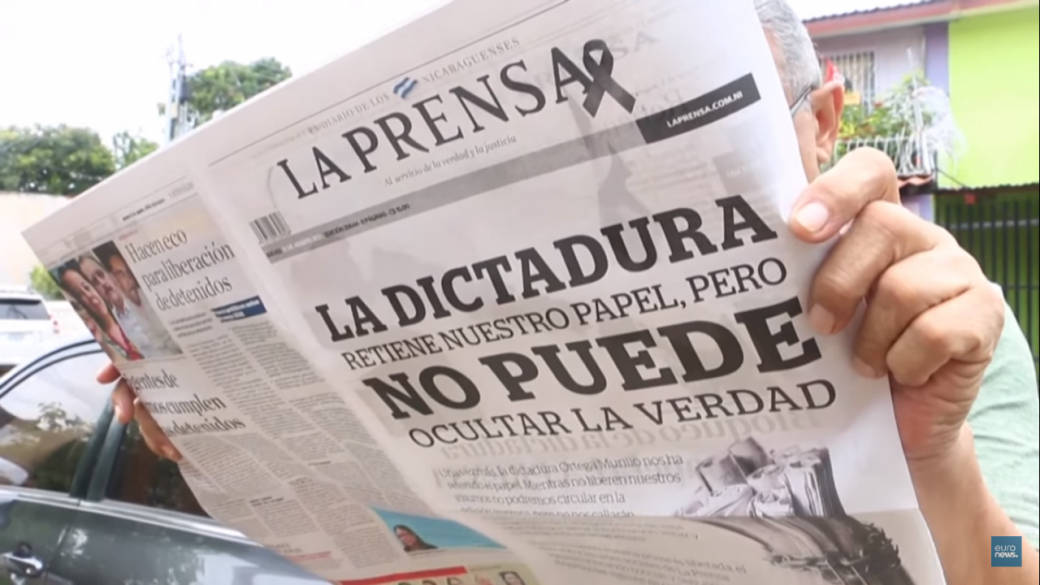 El cierre del diario La Prensa y el encarcelamiento de sus directivos ha sido uno de los mayores abusos de la dictadura de Ortega.