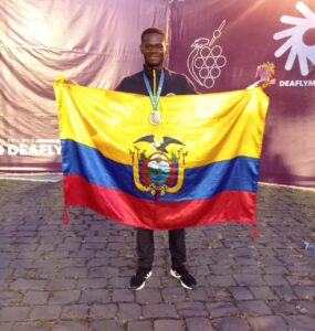 Emerson Chalá consigue medalla de oro en Juegos Sordolímpicos