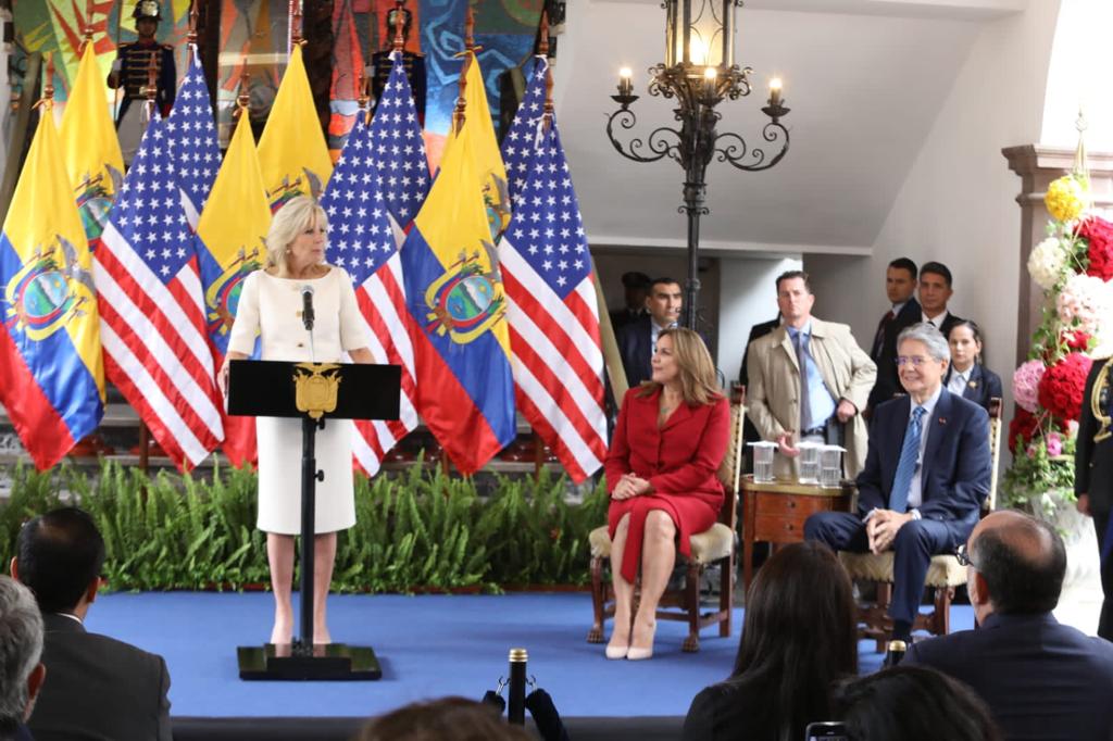 Ecuador y EE.UU. fortalecen relaciones bilaterales con la visita de Jill Biden