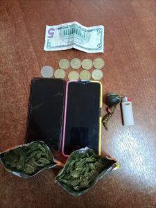 Descubiertos con marihuana en Izamba