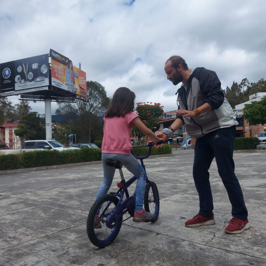 La Catalina, una iniciativa en bici sustentable