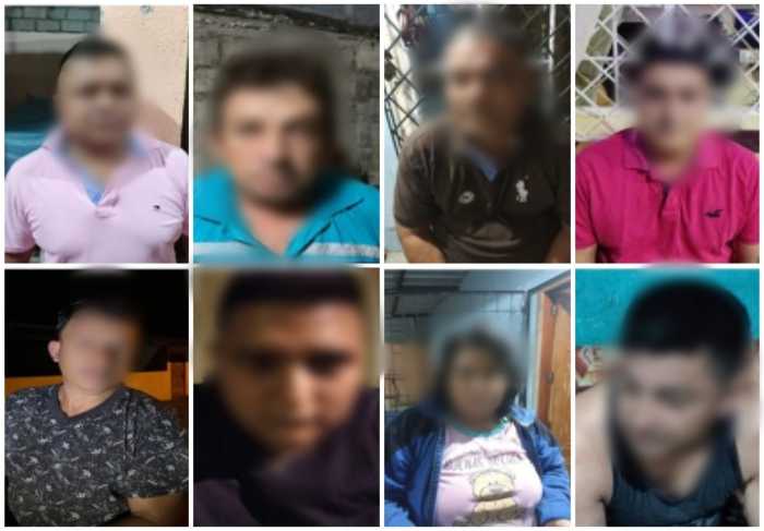 Capturan a banda de extorsionadores