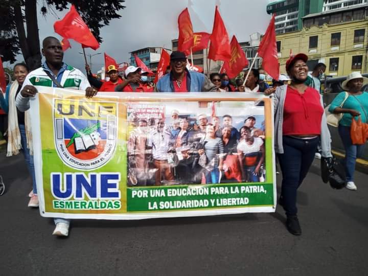 UNE Esmeraldas reforzará huelga de hambre