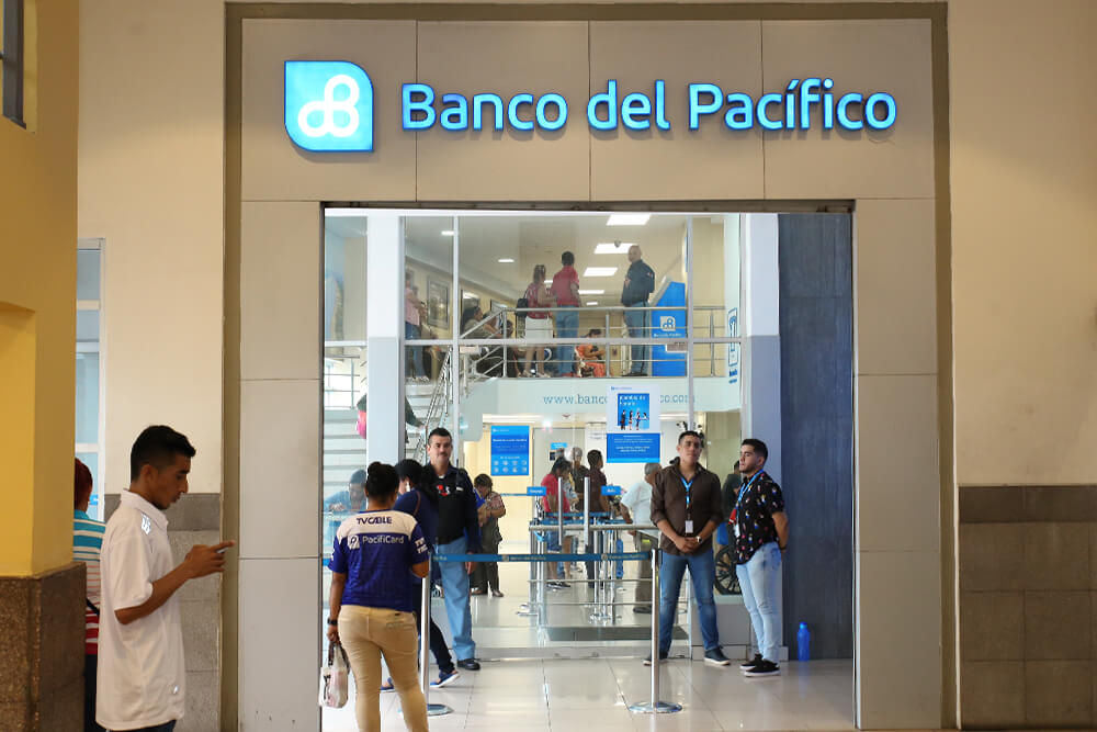 El Banco del Pacífico pasó a manos estatales luego de la crisis bancaria de los noventa.