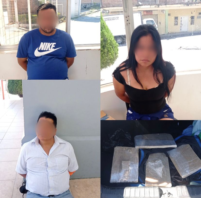 En Catamayo se aprehendió a tres traficantes de drogas