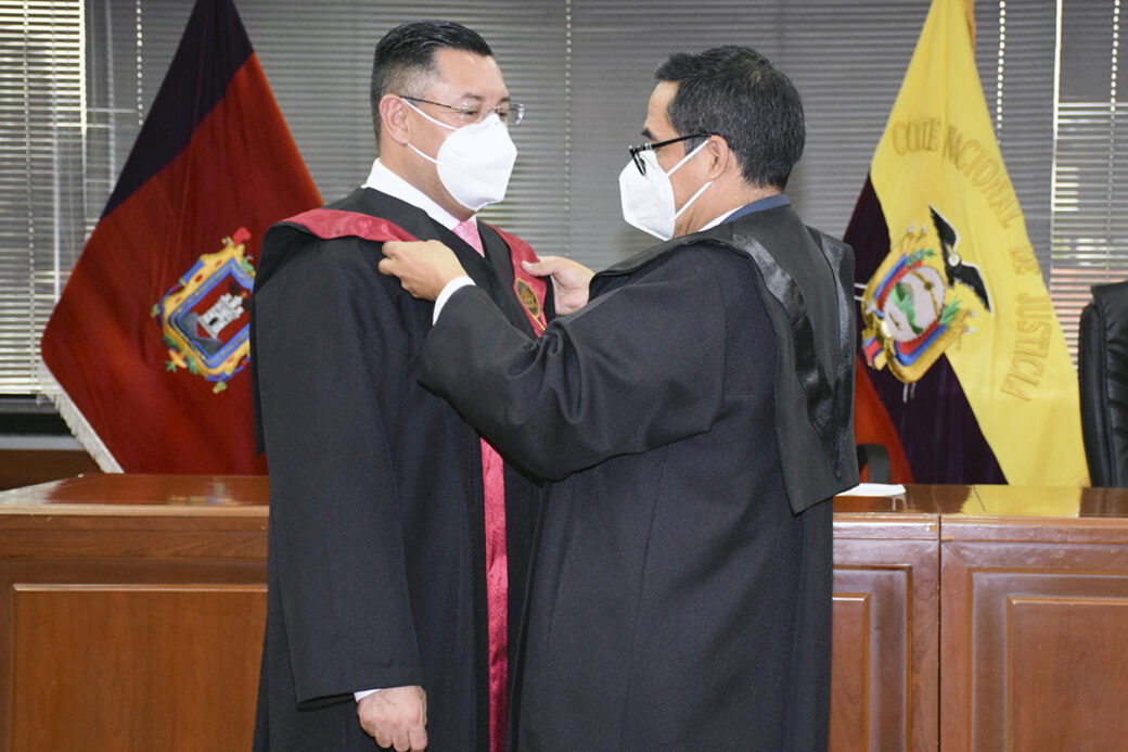 Iván Saquicela asumió la presidencia de la CNJ en febrero de 2021. (Foto archivo)