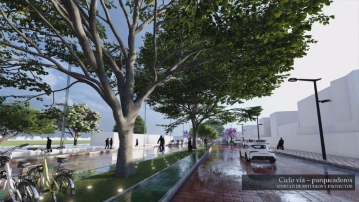 División en Los Ceibos por obras de regeneración urbana