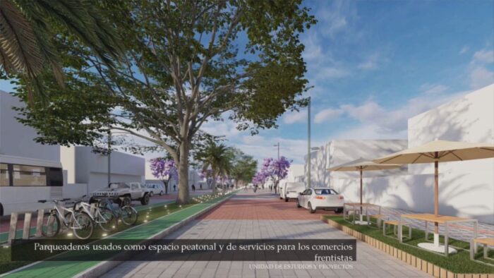 Proyecto. Ante la negativa de cierto grupo de vecinos y comerciantes, se cambiaría la zona a intervenir, pero en la misma avenida El Retorno.