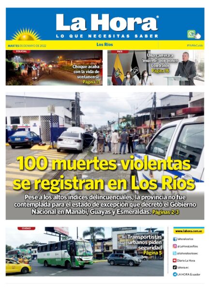 LOS RIOS 03 DE MAYO| Diario La Hora