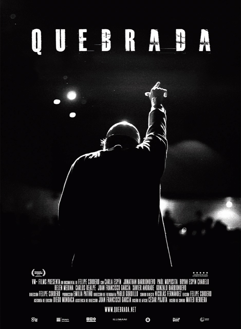 'Quebrada' es un documental filmado en blanco y negro.