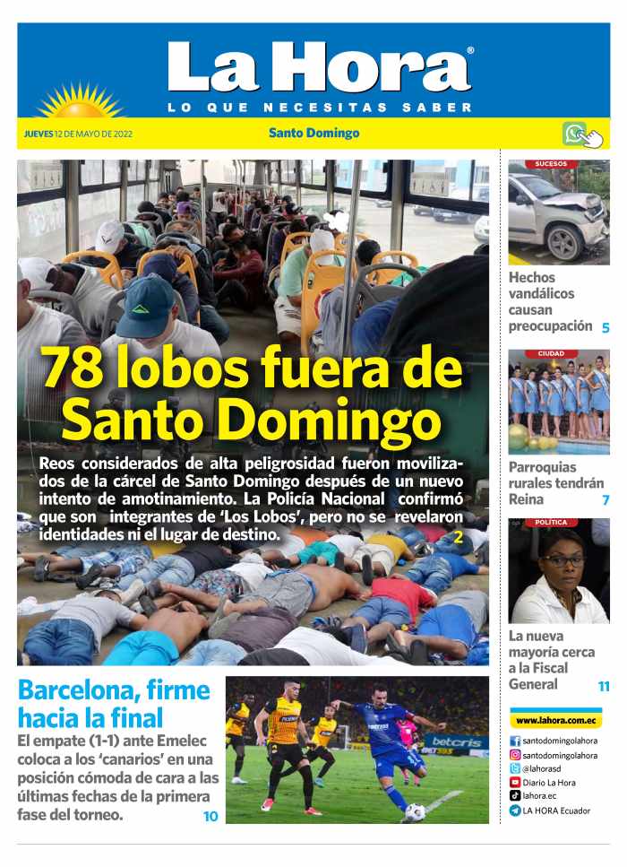 Santo Domingo: 12 de mayo, 2022