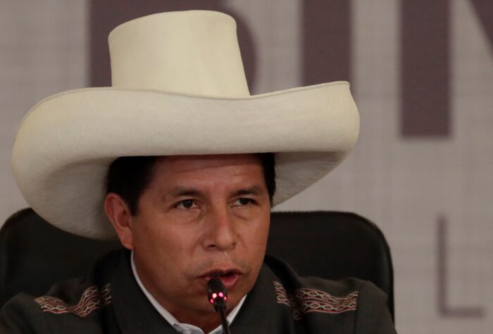 Polémica. El presidente de Perú, Pedro Castillo, debe declarar en un proceso contra un exfuncionario.