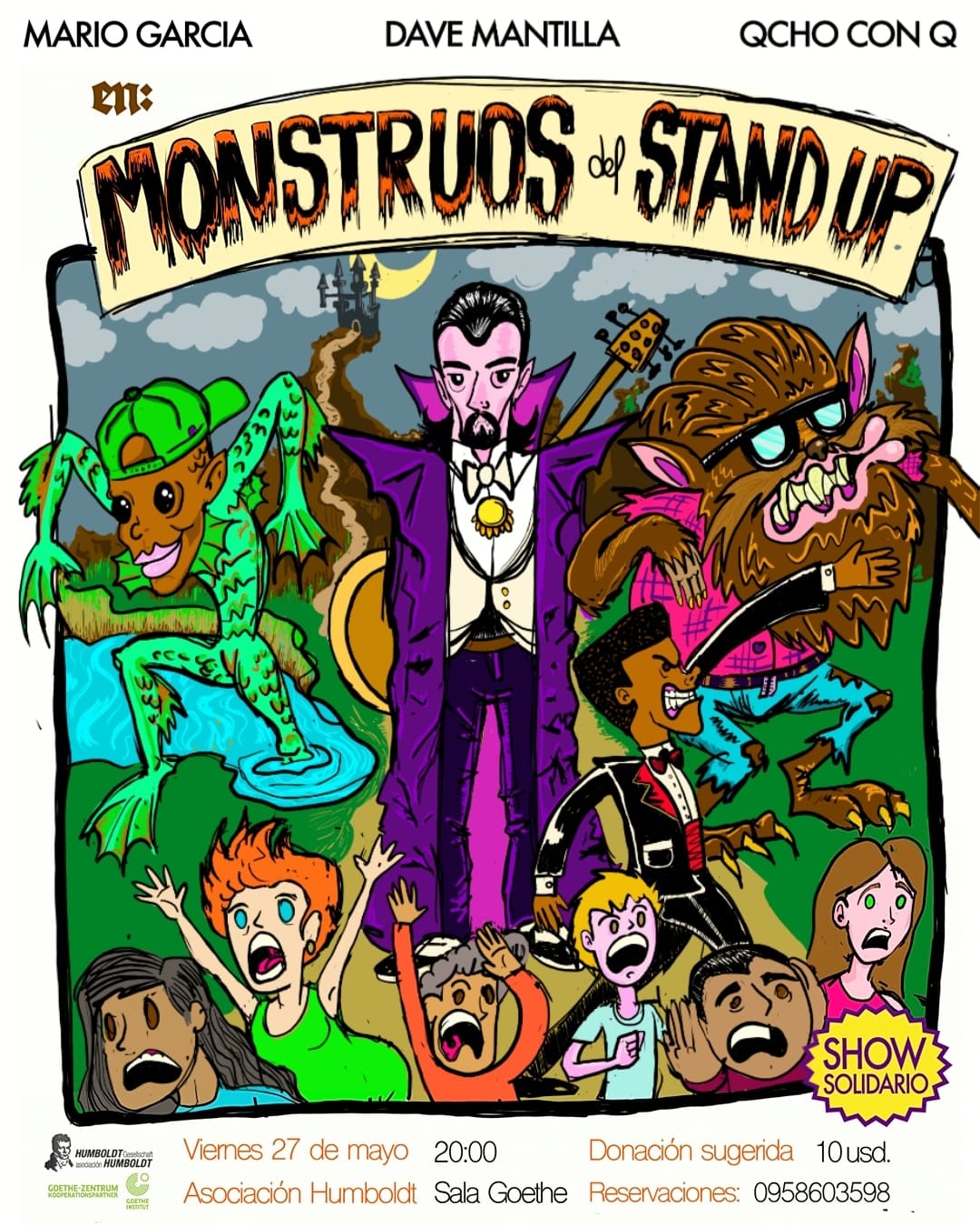 ‘Los Monstruos del Stand Up’ se presentan en Quito