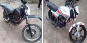 Tres motos retenidas en operativo policial al norte de Ambato