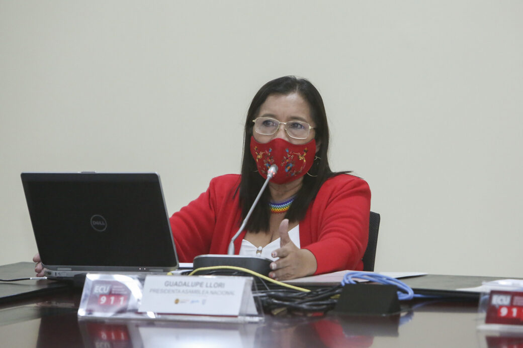 Guadalupe Llori entregó sus pruebas de descargo a la comisión que la evalúa