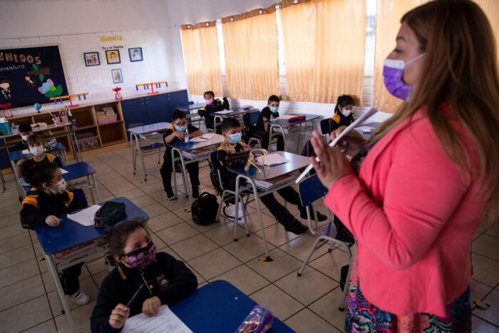 AULAS. Los mayores problemas se detectan en matemáticas y lenguaje.