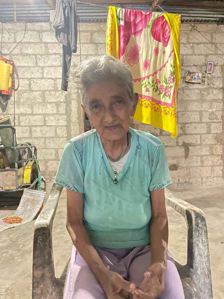 ADULTA. Carmen Moreira Ferrín, tiene 79 años.