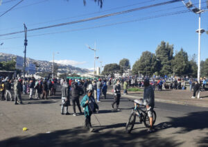 Comerciantes del Mercado Mayorista denuncian que manifestantes impiden su ingreso