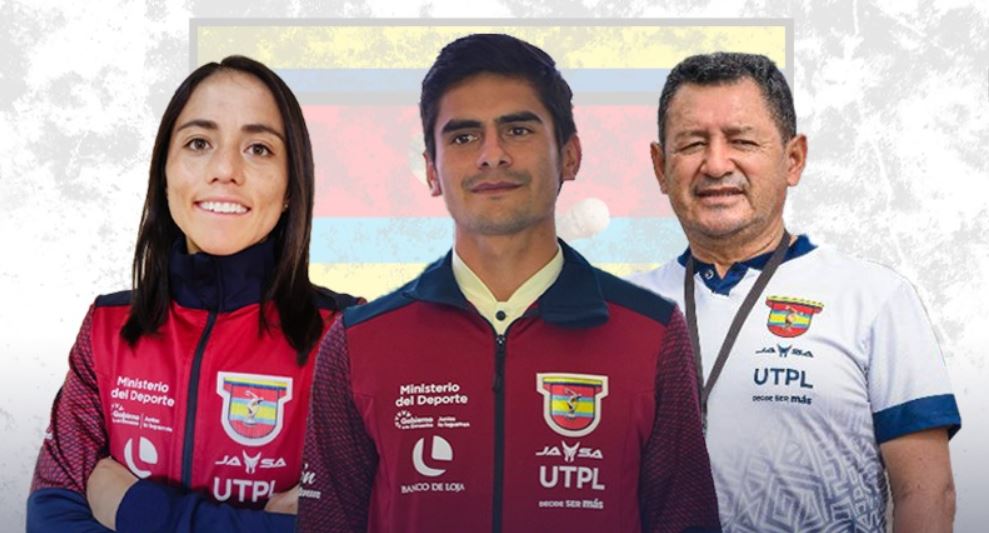 Andrea Calderón y Jordy Jiménez, atletas lojanos en Juegos Bolivarianos