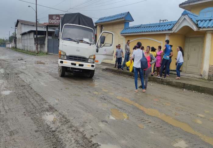 ACTUALIDAD. Las calles del sector están en condiciones deplorables.