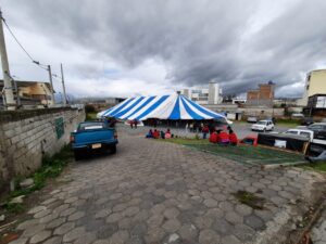 Dirigentes indígenas de Tungurahua reunidos para evaluar paro nacional