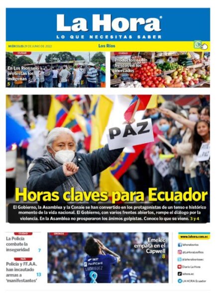 LOSRIOS29JUNIO2022| Diario La Hora