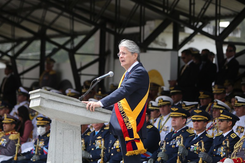 El 31 de mayo, Guillermo Lasso anunció que convocaría a los alcaldes. Lo hizo durante el cambio de mando militar en Parcayacu.