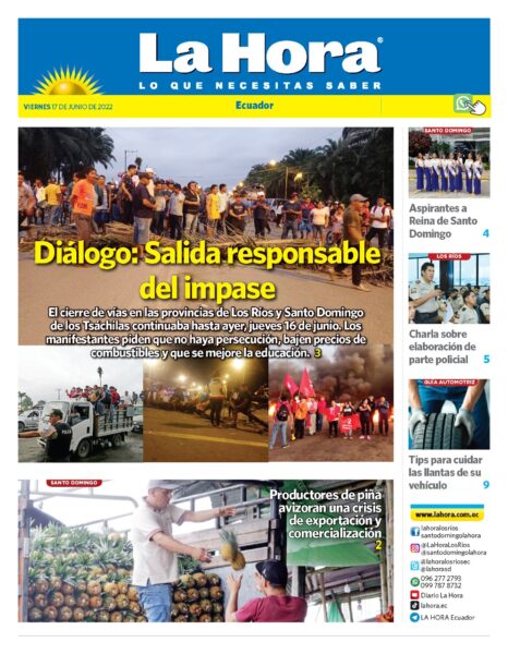 Los Ríos 17 de junio| Diario La Hora