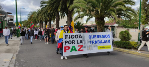 Se incrementan marchas por la paz en medio del paro nacional