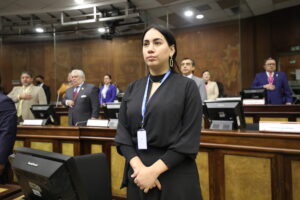 Legisladora Arias denuncia agresión de su colega Moreira