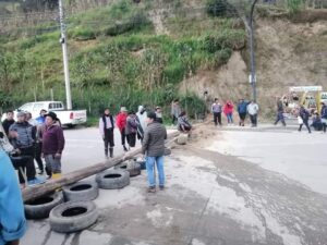 Detención de Iza generó más protestas en Saraguro