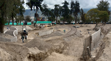 Parque La Laguna en Ambato tendrá piletas de colores