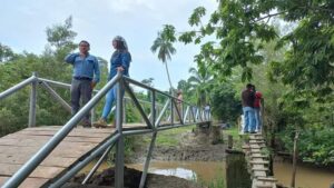 Comunidad Lagarto cuenta con puente peatonal