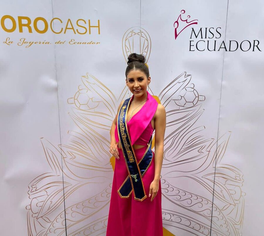 Luciana Córdova, aspirante a la corona Miss Ecuador 2022