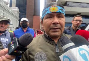 Marlon Santi dice que indígenas se movilizarán esta media noche 