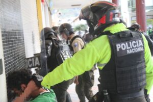 Protestas en Loja dejaron 10 detenidos