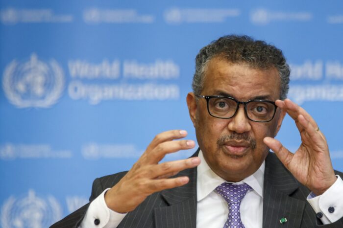 Diagnóstico, El director general de la Organización Mundial de la Salud (OMS), Tedros Adhanom Ghebreyesus, informó que hay 1.600 casos confirmados.